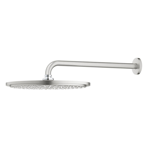 Grohe Rainshower Cosmopolitan 310 Hoofddouche - 31cm - 1 straalsoort - wanddarm 38cm - Supersteel (RVS) SW73276