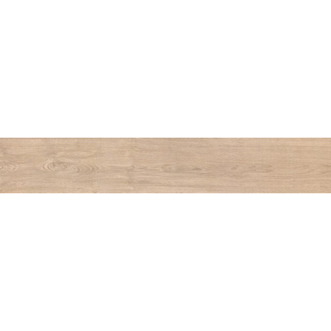 Herberia Ceramiche Natural Wood wand- en vloertegel - 15x60cm - 9mm - Rechthoek - Houtlook - Almond mat SW815869