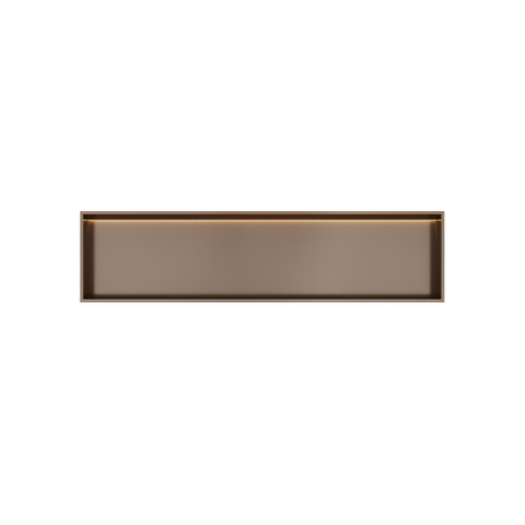 Hotbath &MORE Boîte encastrée ou niche encastrée - 30x120x10 - avec LED IP44 - Tuscan bronze SW1246670