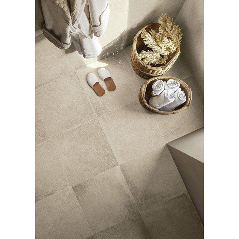 ÉCHANTILLON Ceralto Graina Soft Carrelage sol et mur 60x60cm 10mm rectifié R10 grès cérame Écru SW914497