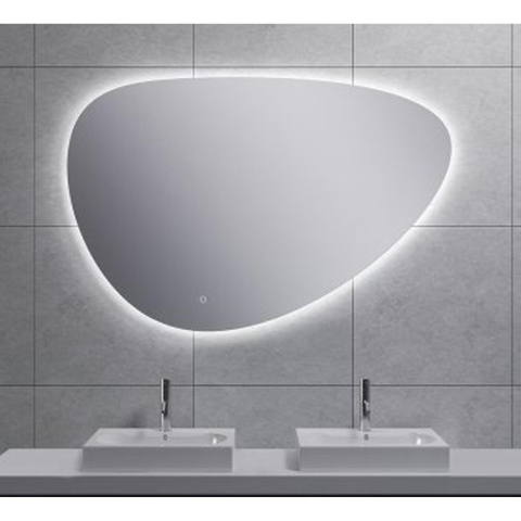 Wiesbaden Uovo Spiegel ovaal - met LED dimbaar en spiegelverwarming - 120cm SW484786