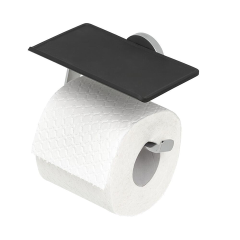 Tiger Noon Porte-rouleau de papier toilette - sans couvercle - avec tablette - chrome SW1030676