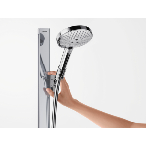 Hansgrohe Raindance Select S Unica - doucheset - glijstang - raindance - select S - 120 - 3jet - handdouche - zeepschaal - 90cm - doucheslang - 160cm - hoogglans chroom SW157203