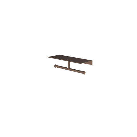Hotbath &MORE Dubbele Rolhouder - voor planchet serie - tuscan bronze (brons) SW1245991
