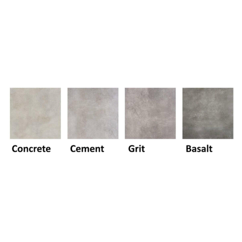 Vtwonen Mold vloer- en wandtegel - 90x90cm - 10mm - gerectificeerd - R9 - betonlook - mat cement (grijs) SW369204