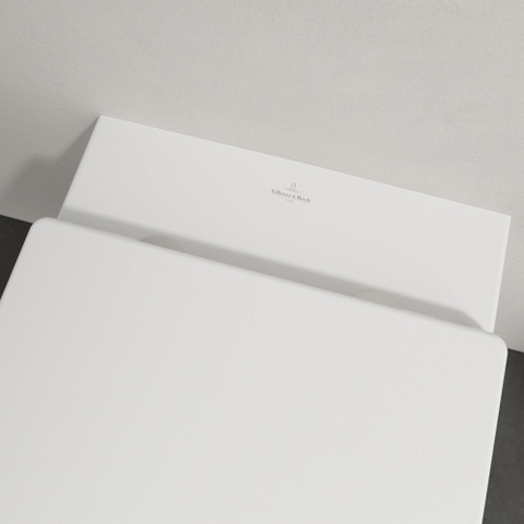 Villeroy & Boch memento 2.0 wandcloset - diepspoel DirectFlush - 37.5x56cm - Stone White (mat wit) SW336037