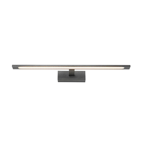QAZQA Jerre Applique murale - 62x13,5x5,5cm - LED incluse - IP44 - noir mat SW1187230