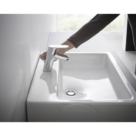 Hansgrohe Focus Eengreeps wastafelmengkraan - 70 - coolstart - met PopUp - trekwaste - hoogglans chroom 0452241