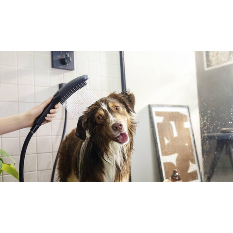 Hansgrohe Dogshower Handdouche - voor de hond - 150 - 3jet - met massagenoppen - mat zwart SW651010