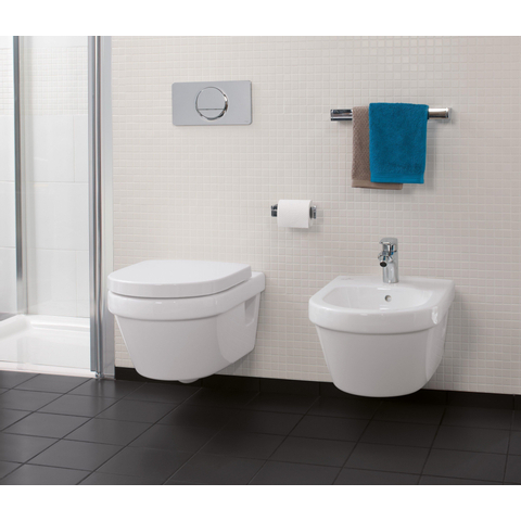 Villeroy & Boch Architectura combipack hangend toilet - diepspoel - met toiletzitting - met softclose en quickrelease - White Alpine (glans wit) 0124345