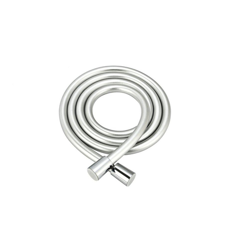 FugaFlow Eccelente Ensemble barre de coulissement avec douchette ronde, flexible de douche lisse chrome SW1468278