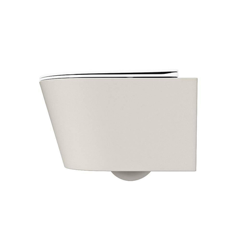 Mondiaz LAVIE hangtoilet – spoelrandloos – 36 x 53 cm – met softclose zitting – Linen (offwhite), zitting Talc (wit) SW1208759