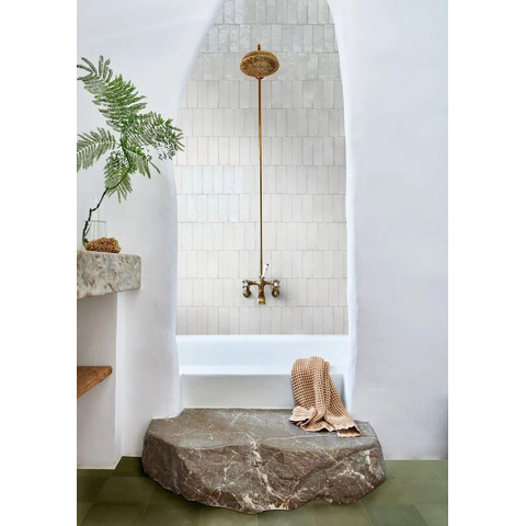 Ceralto Drapé Mural Carrelage mural - 5x15cm - 10.0mm - Natural SW669919