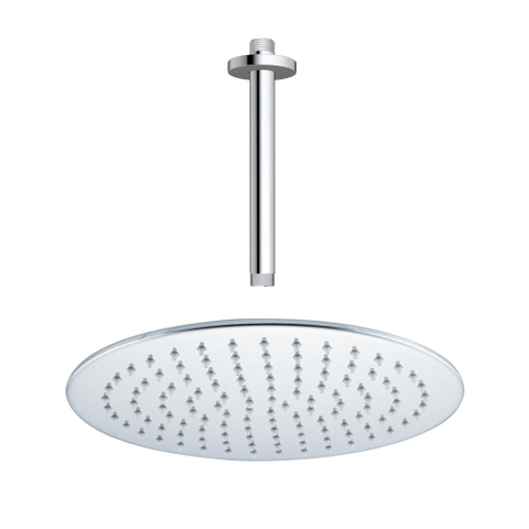 Fortifura Calvi Hoofddouche - 30cm - rond - plafondarm - 20cm - mat chroom SW1212680
