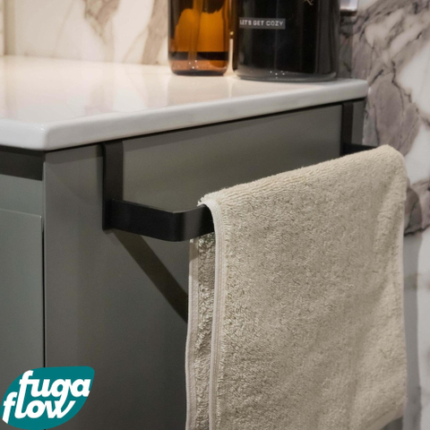 FugaFlow Eccelente Arredo Porte-serviettes universel mat noir SW1123656