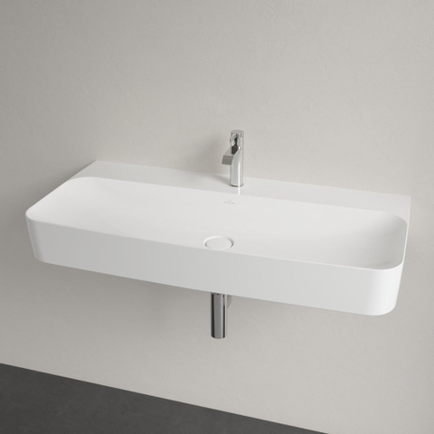 Villeroy & Boch Finion Lavabo - 1000 x 470 x 165 mm - White Alpin CeramicPlus - avec trop-plein dissimulé SW106496