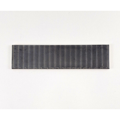 SAMPLE Terravito Sileno Voor wandtegel - 30x7.5cm - 8mm - ribbel - Antraciet SW1221343