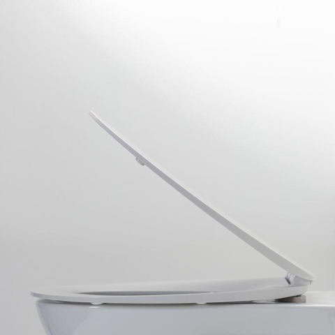 Tiger Blade toiletzitting - 37.2x44.7cm - rond - softclose - quick release - glans wit SW877138