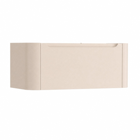 H&R Badmeubelen Juice Meuble sous lavabo - 100x45x40cm - angles arrondis - 1 tiroir - poignée intégrée - Merino SW1489082