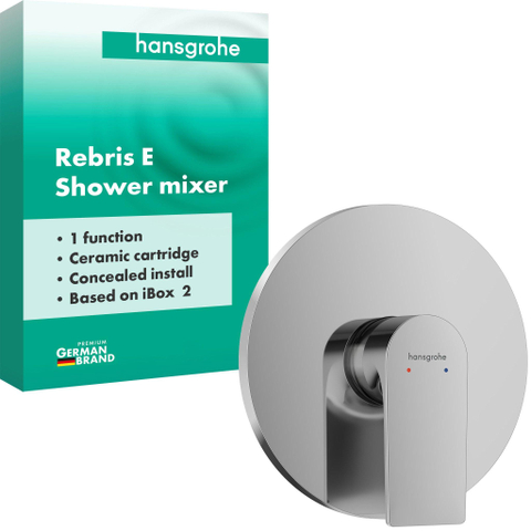 Hansgrohe Rebris E mengkraan inbouw voor iBox Universal 2 chroom SW1569588