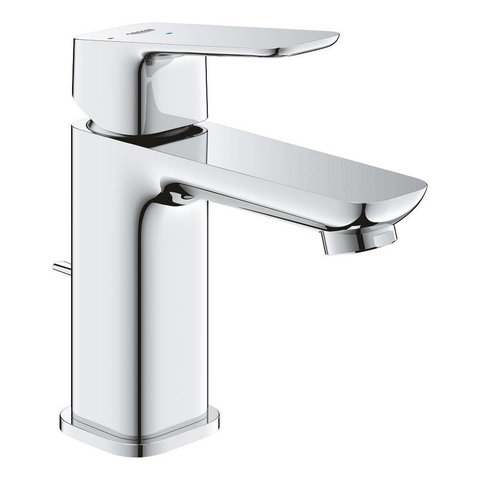 Grohe Cubeo Mitigeur de lavabo - taille S - bec 10,6 cm - sur plage - chrome SW1186043