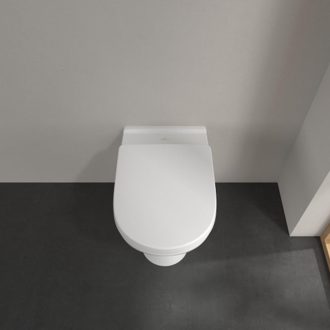 Villeroy & Boch O.novo closet staand BtW - met spoelrand - diepspoel PK CeramicPlus - White Alpine (glans wit) 0124165