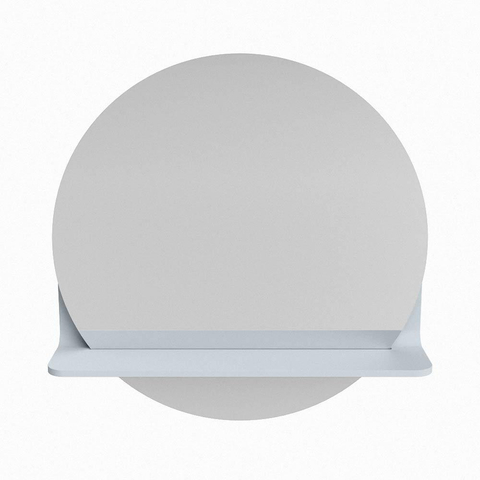Mondiaz SPOT miroir – Ø 50 cm – avec tablette – Clay (brun) SW1235504