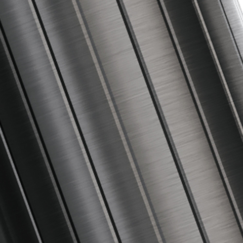 BRAUER Stripe Robinet de fontaine - apparent - bec courbé - gunmetal brossé PVD SW1435021