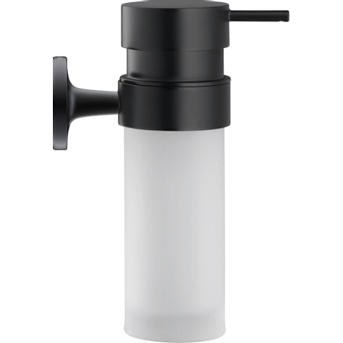 Duravit Starck T Zeepdispenser - 17.6x6cm - matglas - mat zwart SW297098