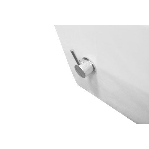Wiesbaden Stereo Spoelrandloos wandcloset - 53cm - met ingebouwde bidetkraan koud warm water - rimless - mat wit SW484836