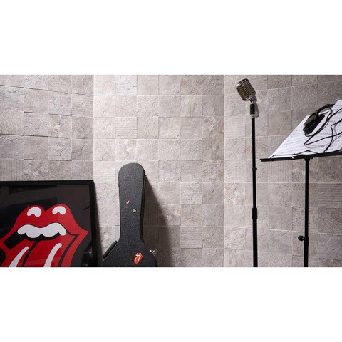 ÉCHANTILLON Ceralto Cedrino Matte Carreau décoratif 30x90cm 10.6mm rectifié Gris SW976491