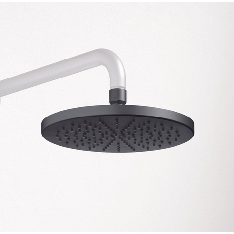 Hotbath Mate hoofddouche 30cm rond zwart mat OUTLETSTORE STORE40798