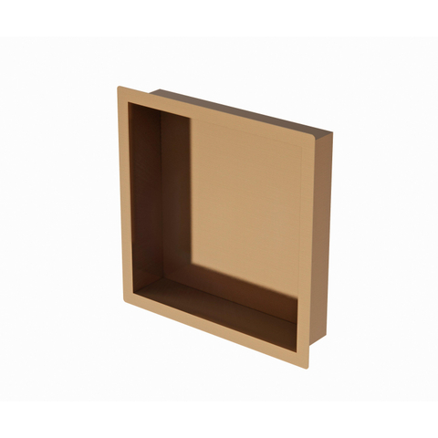 Fortifura Galeria Inbouwnis - 30x30x7cm - PVD - geborsteld koper SW876695