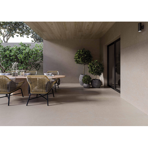 ÉCHANTILLON Terravito Selvico Carrelage mural en céramique - 60x120cm - 7mm - Greige SW1579584