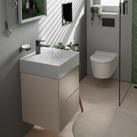 Hansgrohe AddStoris Q zeephouder - met schaal - mat zwart SW651521