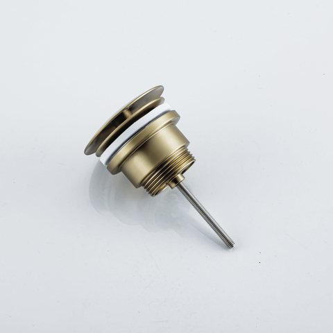 Afvoerplug always open Geborsteld Messing PVD (Goud) OUT13705