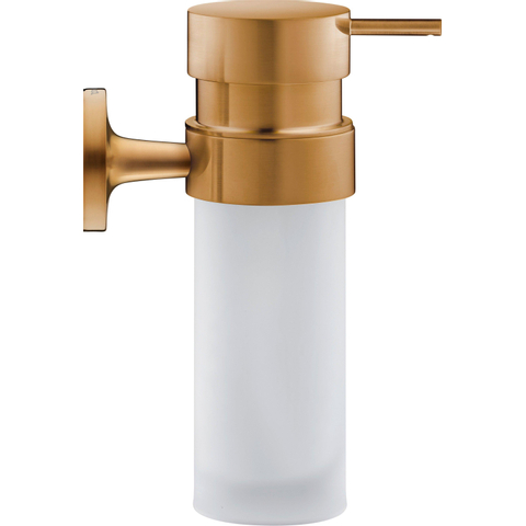 Duravit Starck T Zeepdispenser - 17.6x6cm - matglas - geborsteld brons SW961740