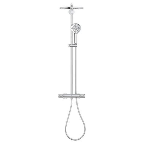GROHE Vitalio Joy+ doucheset - 28cm - rond - thermostatisch - chroom SW1590099