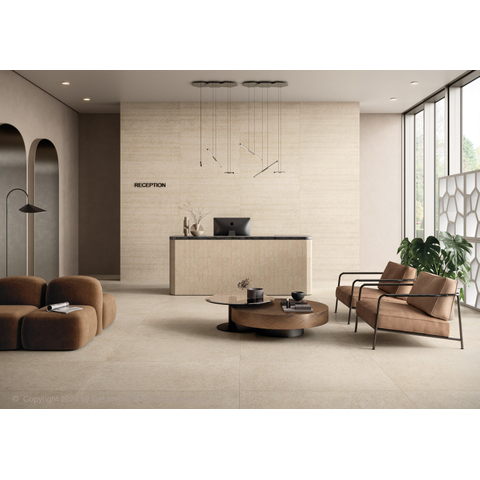 ÉCHANTILLON Terravito Tenuta Carrelage mural - 7,5x30cm - 8.5mm - (Beige) SW1221462