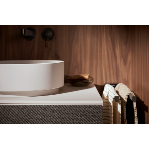 Hansgrohe Xuniva Waskom - 40x40cm - rond - zonder kraangat - zonder overloop - zand matt beige SW1413523