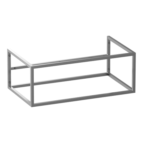 BRAUER Believe cadre - 79x30x45.5cm - sans plaque de fond aspect inox brossé SW722087