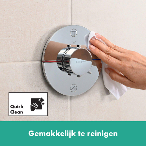 Hansgrohe Showerselect comfort s Thermostaat - inbouw - 2 functies - hoogglans chroom SW917989