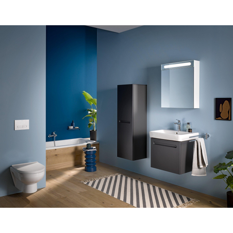 Duravit No.1 DuraStyle Basic WC-zitting - 37.3x43x4.3cm - kunststof - wit glanzend SW242800