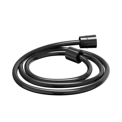 IVY Bond Ensemble de douche de pluie - encastré - symmetry - inverseur d’arrêt 2 voies - bras mural 40cm - douche de tête medium 20cm - support avec sortie - flexible de douche 150cm - douchette satin spray - Chrome noir PVD SW1034448