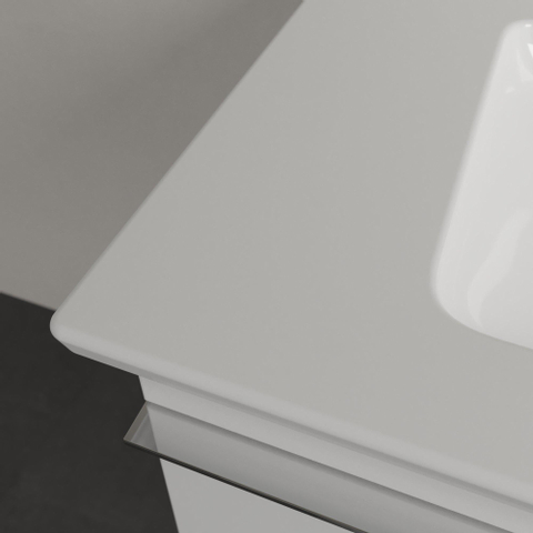 Villeroy & Boch venticello wastafel - 120x50cm - 1 kraangat overloop ceramic plus - White Alpine (glans wit) 1025111