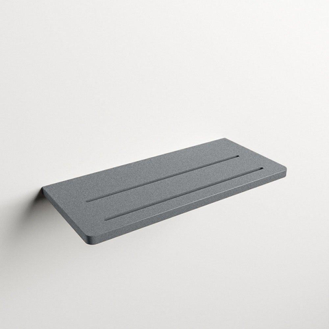 Mondiaz EASY Tablette murale - 31x14x1.2cm - solid surface - Plata SW1026206