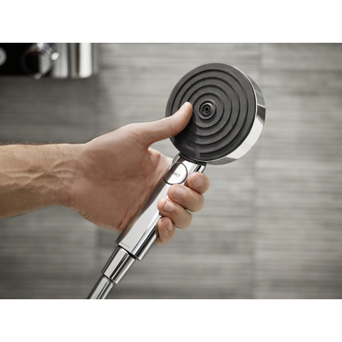 Hansgrohe Pulsify select s - select - handdouche - 3jet relaxation - ecosmart - diameter 10.5cm - hoogglans chroom SW651042