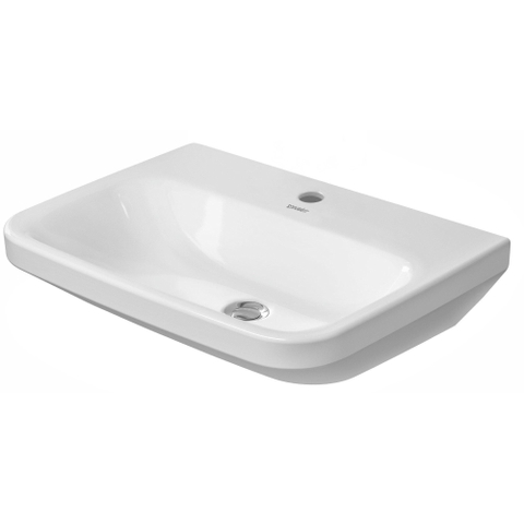 Duravit Durastyle Med wastafel - zonder overloop - met kraangat - 60x44cm - wit SW54109