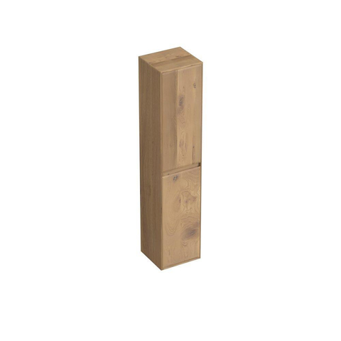 Forzalaqua Reno 2.0 armoire de salle de bains 38x35x180cm Sans poignées 2 portes battantes gauche et droite avec softclose Chêne massif Oyster SW492469