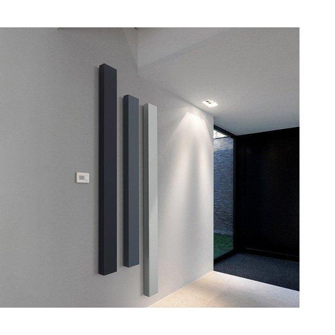 Vasco Beams Mono-EL radiateur électrique design 1800x150mm Brun rouille (RAL9809) SW420630